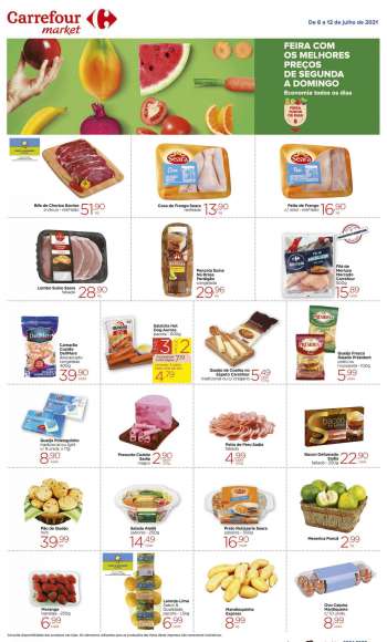 Folheto Carrefour Market - 06.07.2021 - 12.07.2021.
