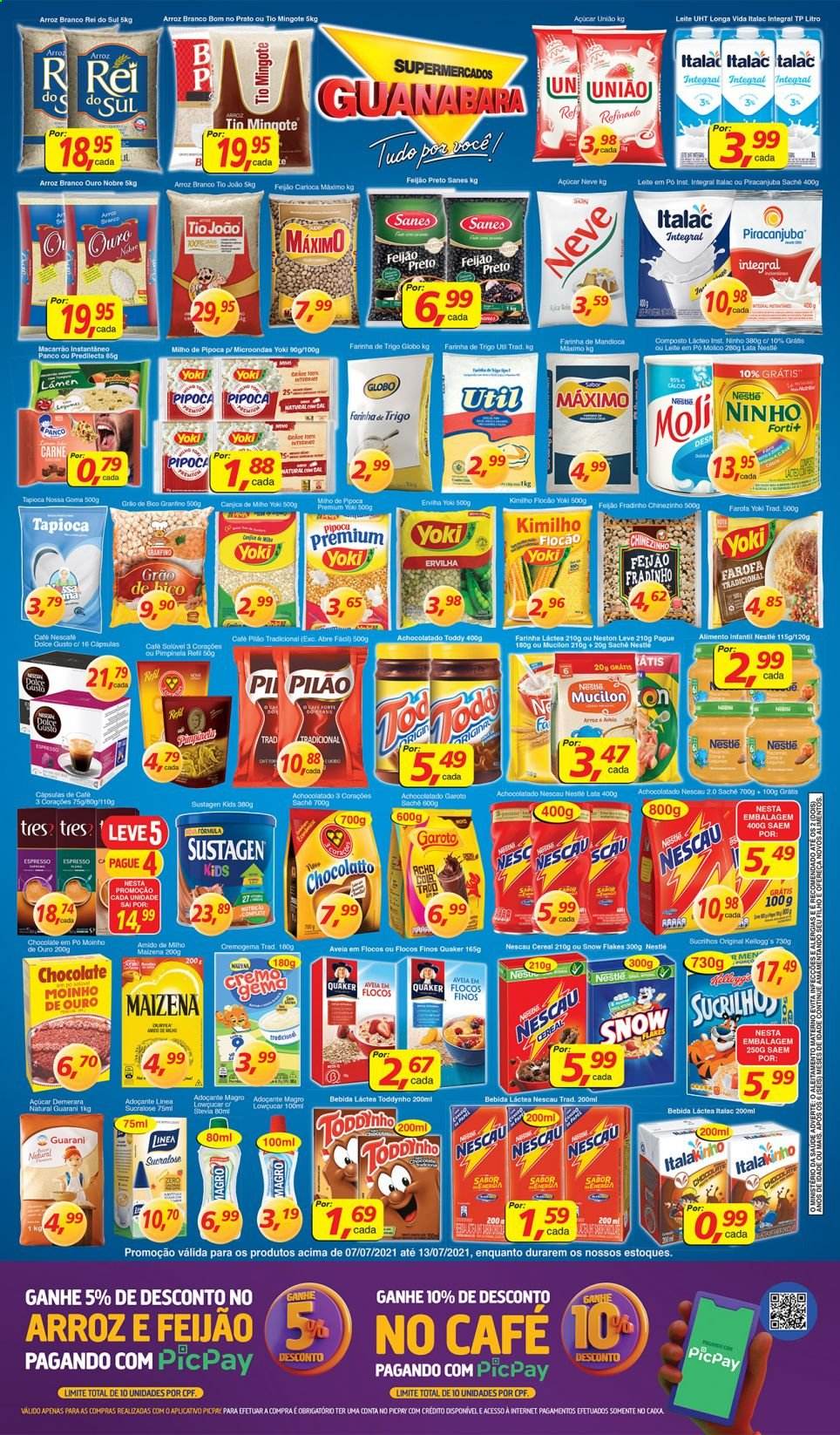 Folheto Supermercados Guanabara - 07/07/2021 - 13/07/2021. Página 2