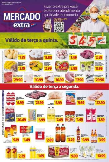 Folheto Mercado Extra - 06.07.2021 - 12.07.2021.