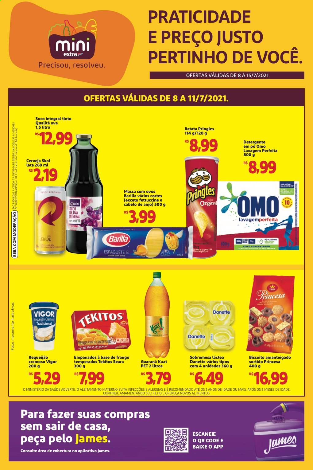 Folheto Mini Extra - 08/07/2021 - 15/07/2021. Página 1