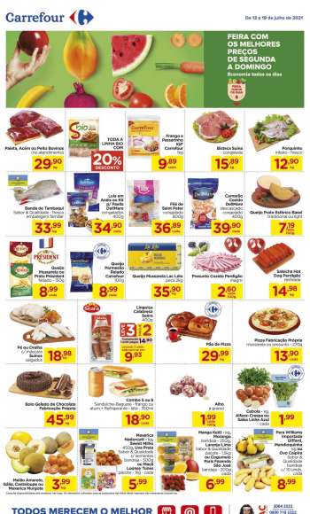 Folheto Carrefour Hiper - 13.07.2021 - 19.07.2021.
