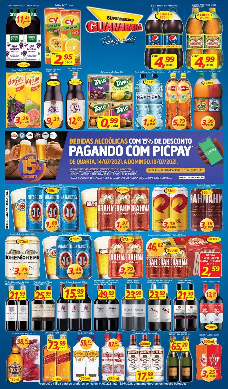 Folheto Supermercados Guanabara - 14/07/2021 - 18/07/2021. Página 6