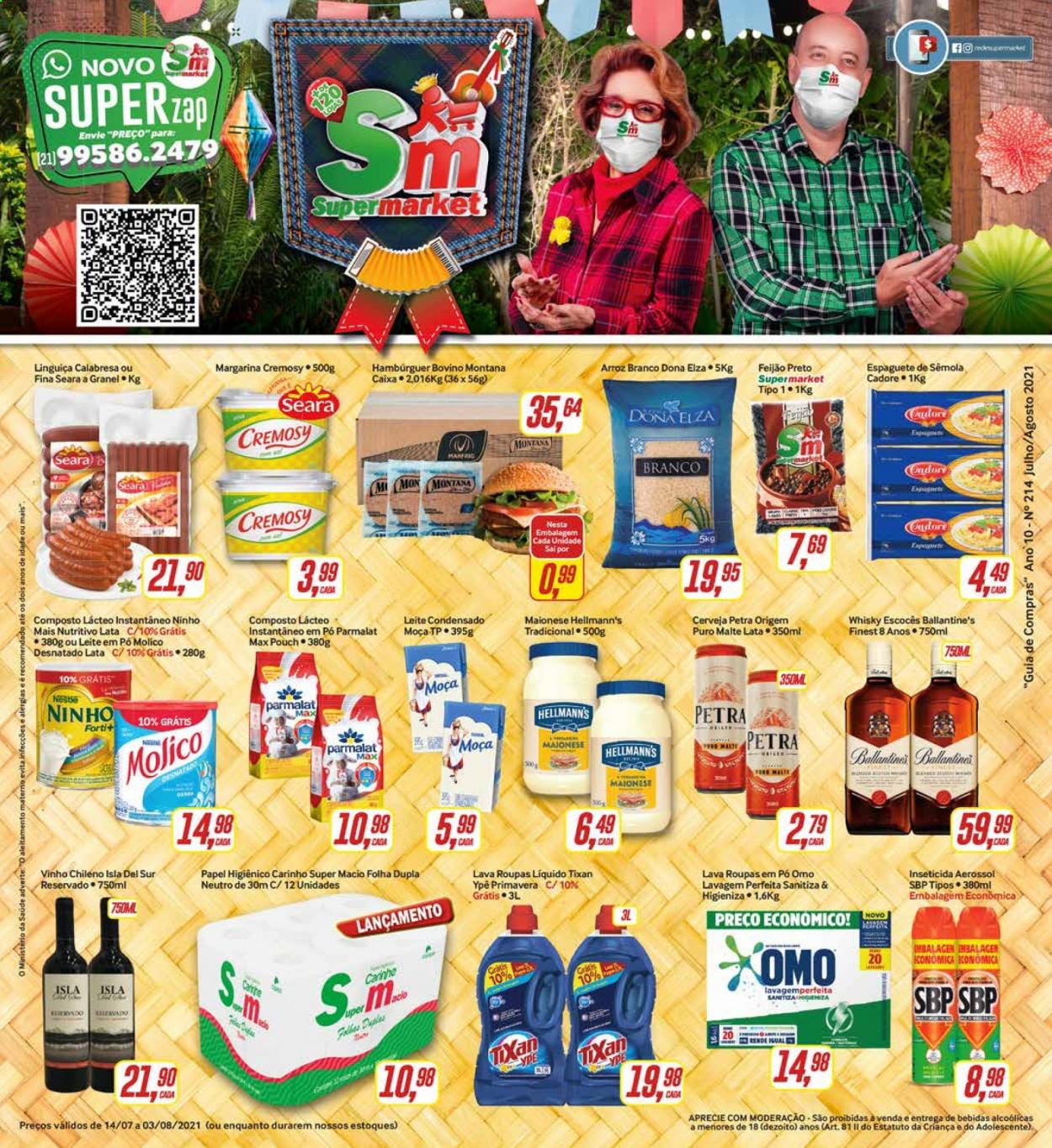 Folheto Rede Supermarket - 14/07/2021 - 03/08/2021. Página 1