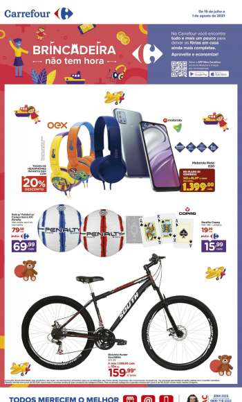 Folheto Carrefour Hiper - 15.07.2021 - 01.08.2021.