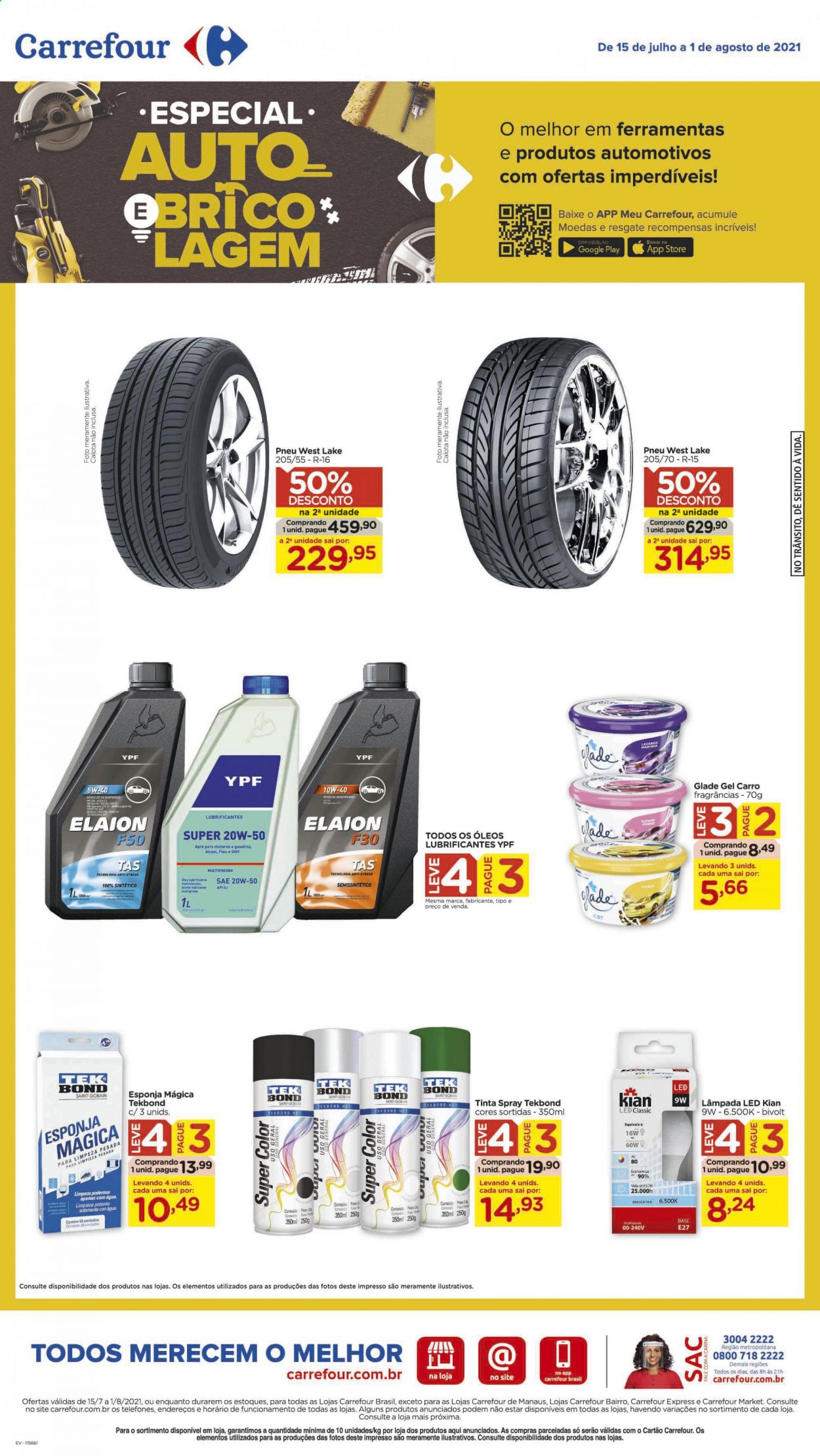 Folheto Carrefour Hiper - 15/07/2021 - 01/08/2021. Página 1