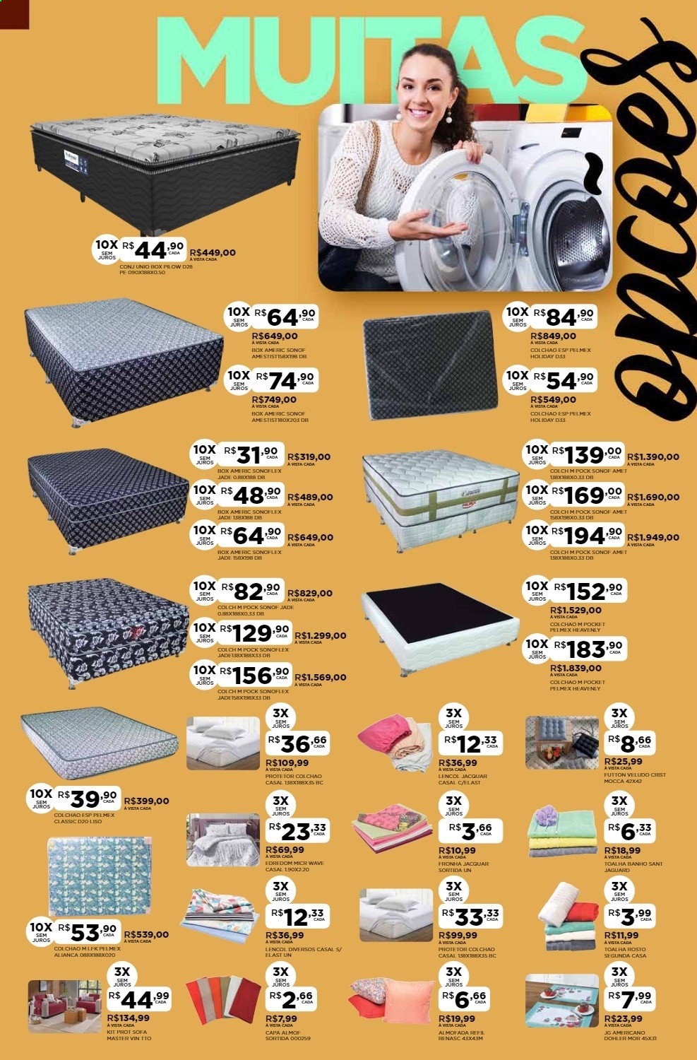thumbnail - Folheto DB Supermercados - 10/07/2021 - 30/07/2021 - Produtos em promoção - almofada, fronha, edredom, lençol, toalha. Página 4.