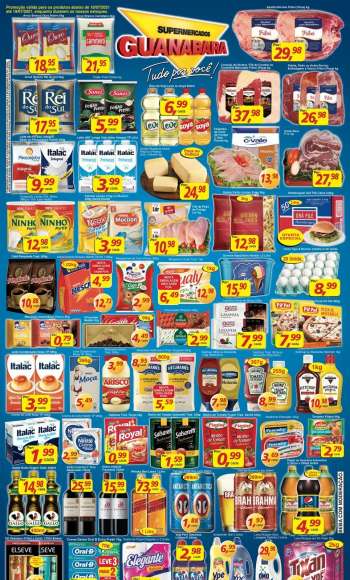 Folheto Supermercados Guanabara - 18.07.2021 - 19.07.2021.