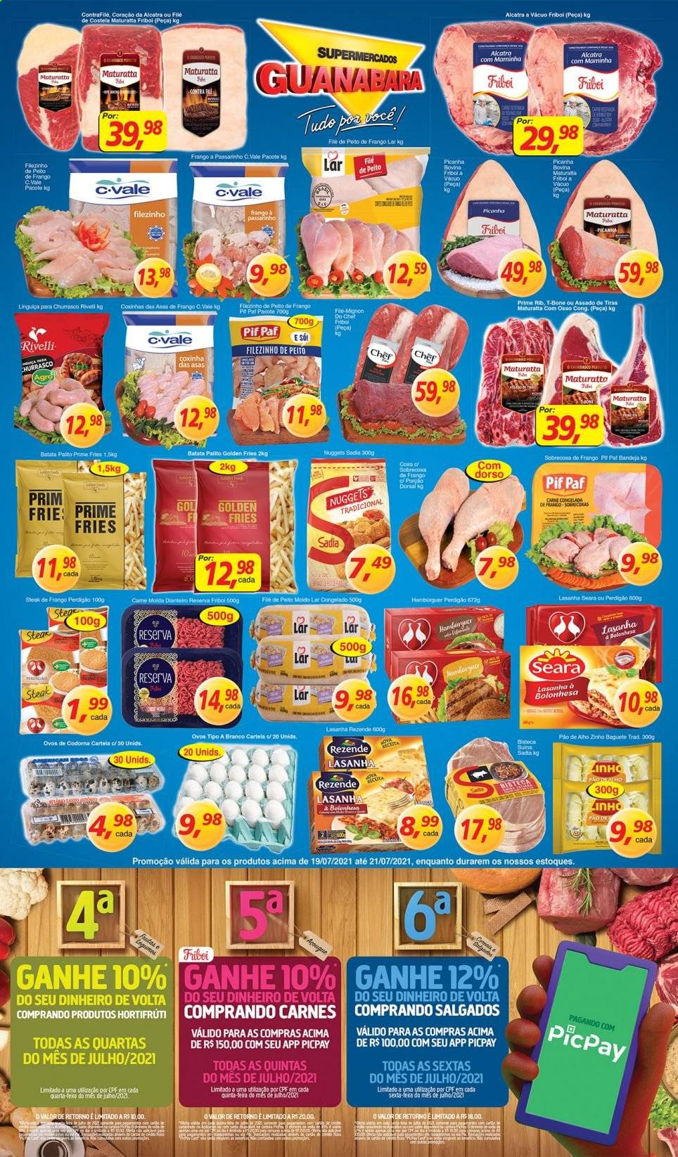 Folheto Supermercados Guanabara - 19/07/2021 - 21/07/2021. Página 4