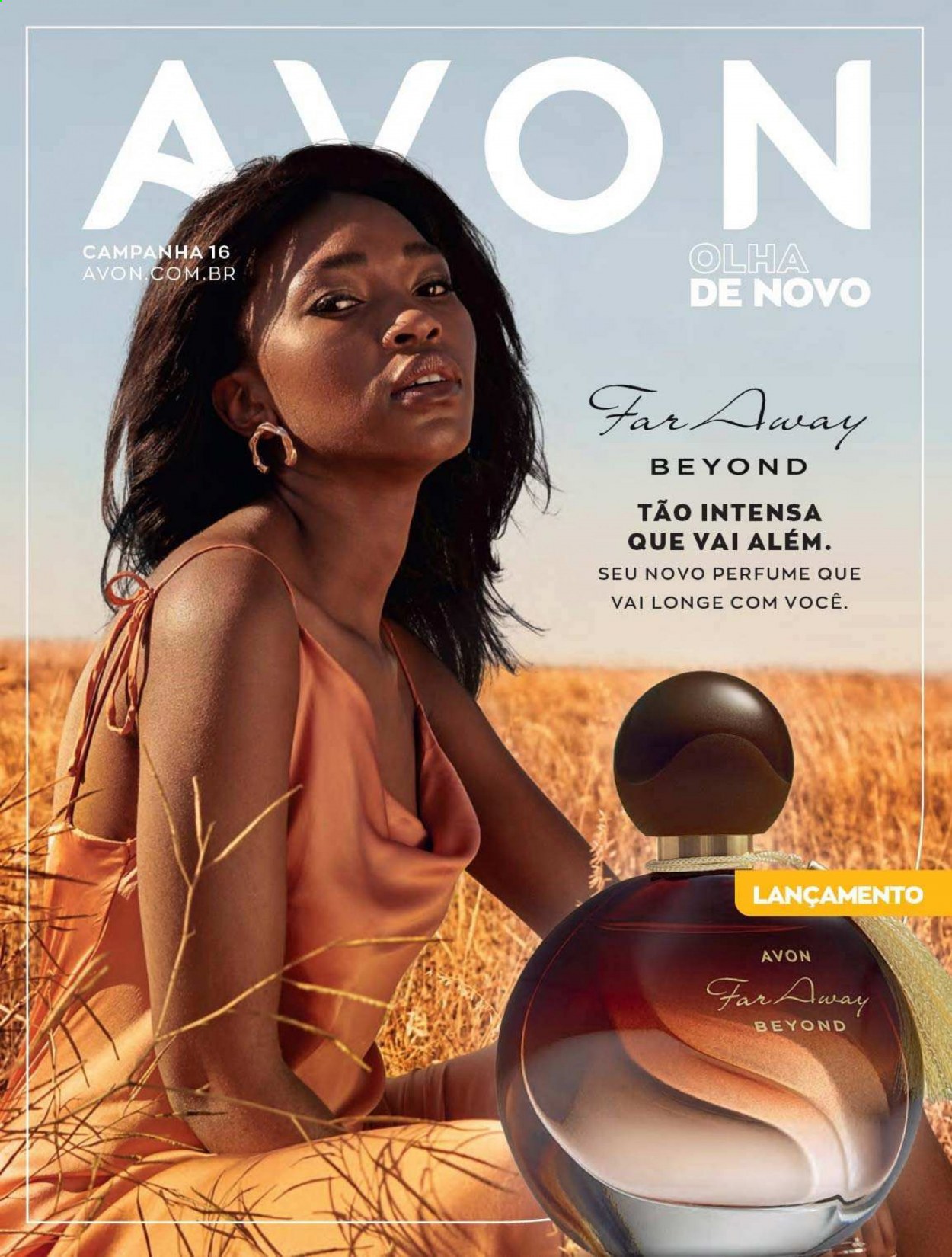 thumbnail - Folheto Avon - Produtos em promoção - Avon, Far Away, perfume. Página 1.