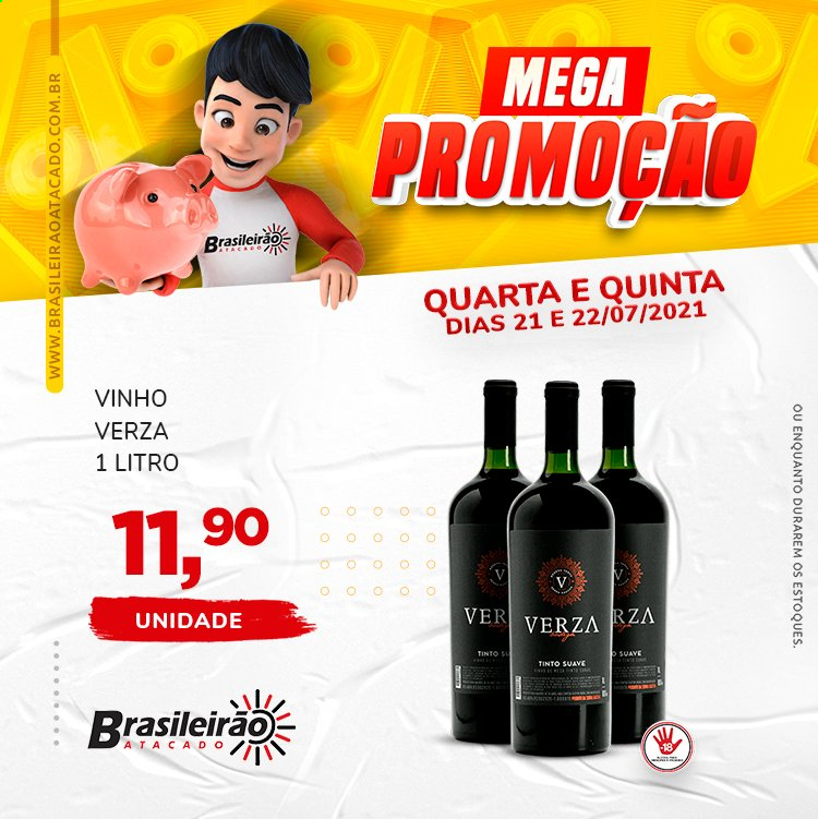 thumbnail - Folheto Brasileirão Atacado - 21/07/2021 - 22/07/2021 - Produtos em promoção - vinho. Página 2.