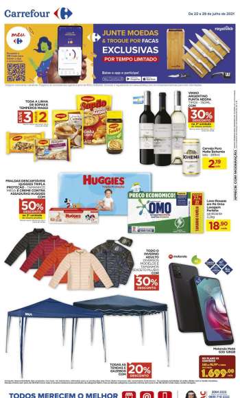 Folheto Carrefour Hiper - 22.07.2021 - 29.07.2021.