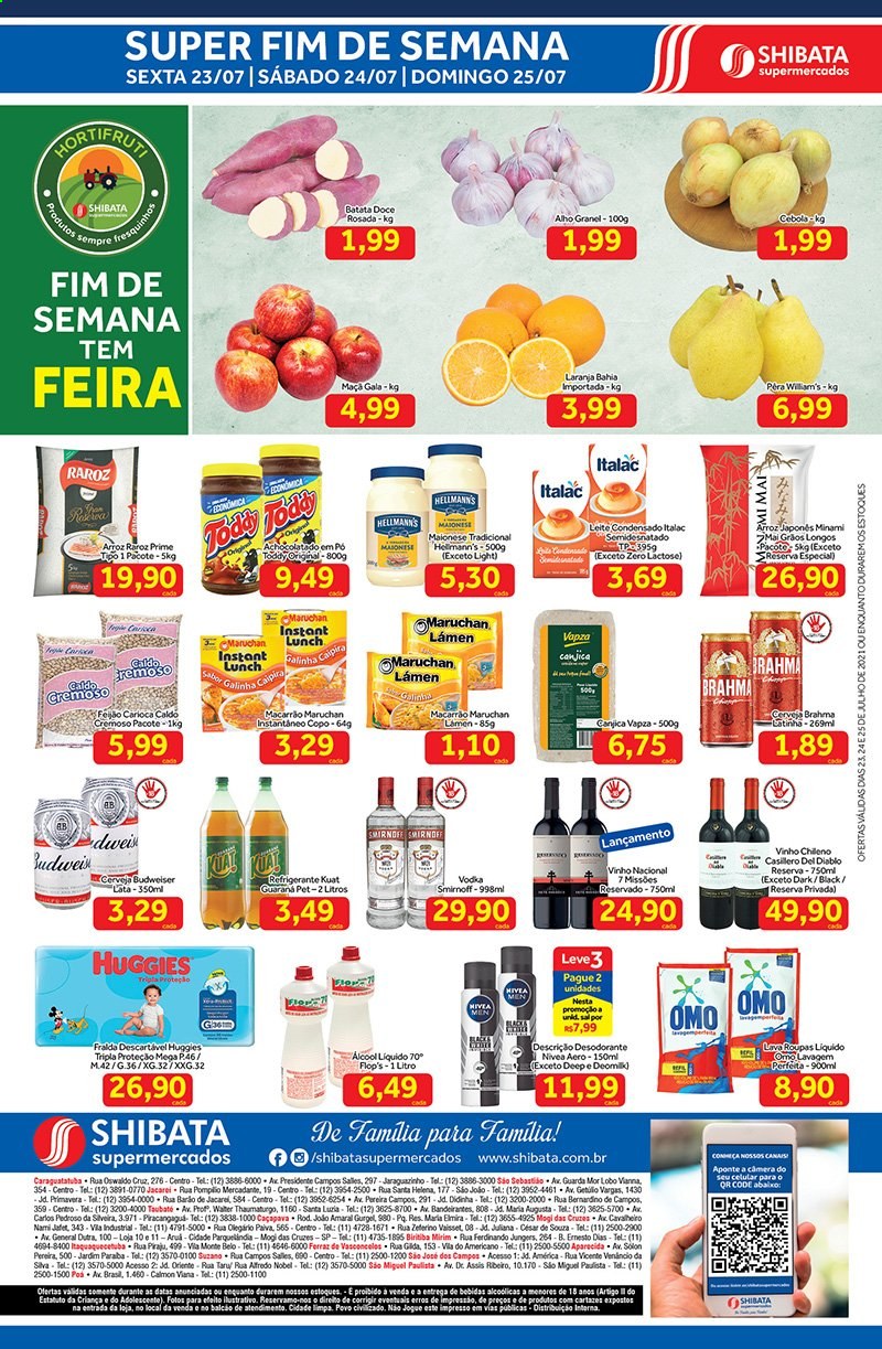Folheto Shibata Supermercados - 23/07/2021 - 25/07/2021. Página 2