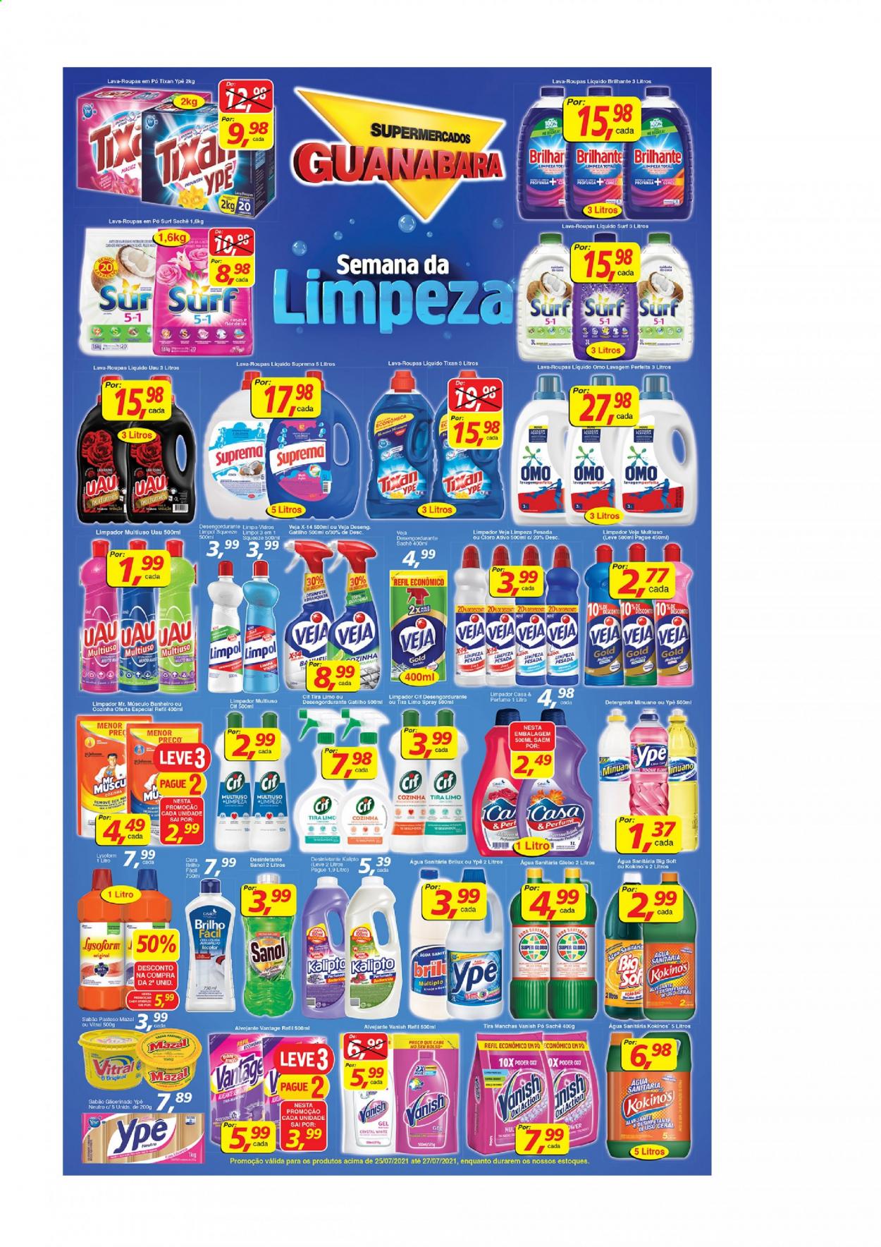 Folheto Supermercados Guanabara - 25/07/2021 - 27/07/2021. Página 3