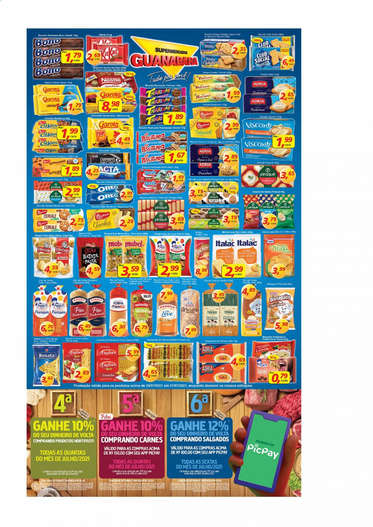 Folheto Supermercados Guanabara - 25/07/2021 - 27/07/2021. Página 6