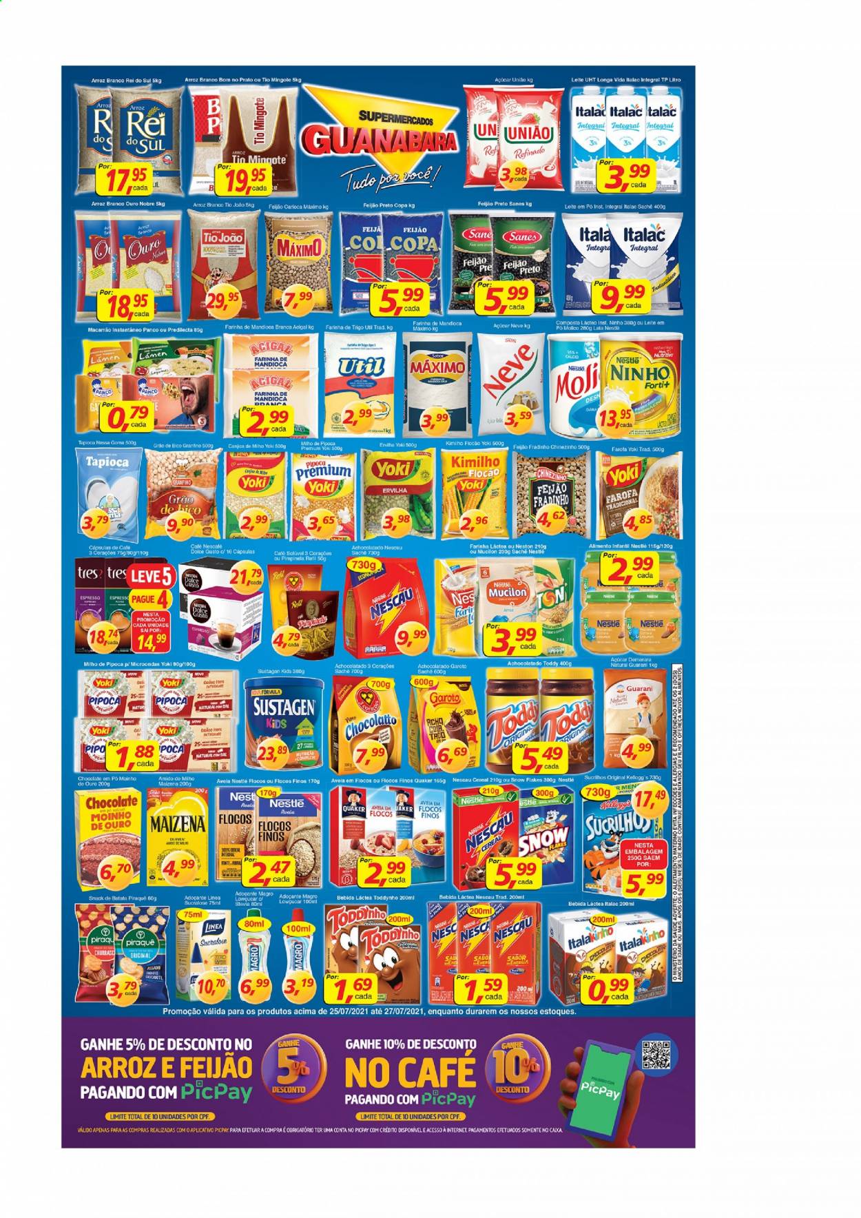 Folheto Supermercados Guanabara - 25/07/2021 - 27/07/2021. Página 7