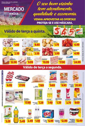 Folheto Mercado Extra - 27.07.2021 - 02.08.2021.