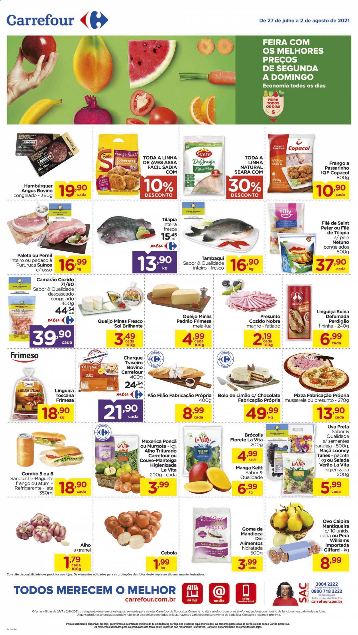 Folheto Carrefour Hiper - 27/07/2021 - 02/08/2021. Página 1