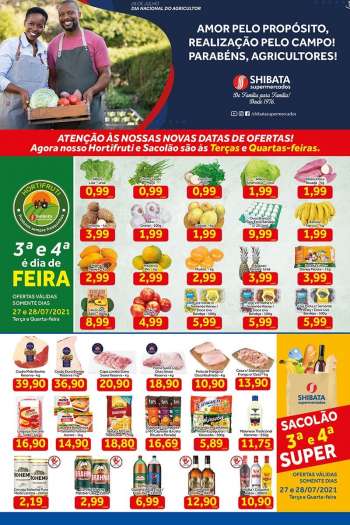Folheto Shibata Supermercados - 27.07.2021 - 02.08.2021.