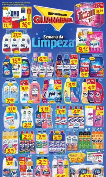 Folheto Supermercados Guanabara - 28.07.2021 - 31.07.2021.
