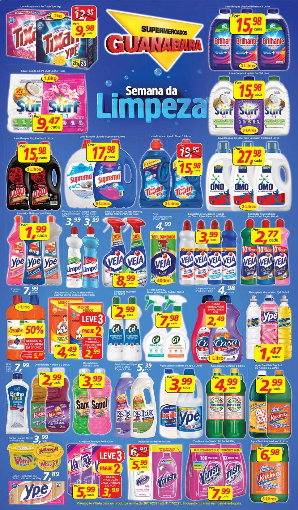 Folheto Supermercados Guanabara - 28/07/2021 - 31/07/2021. Página 3