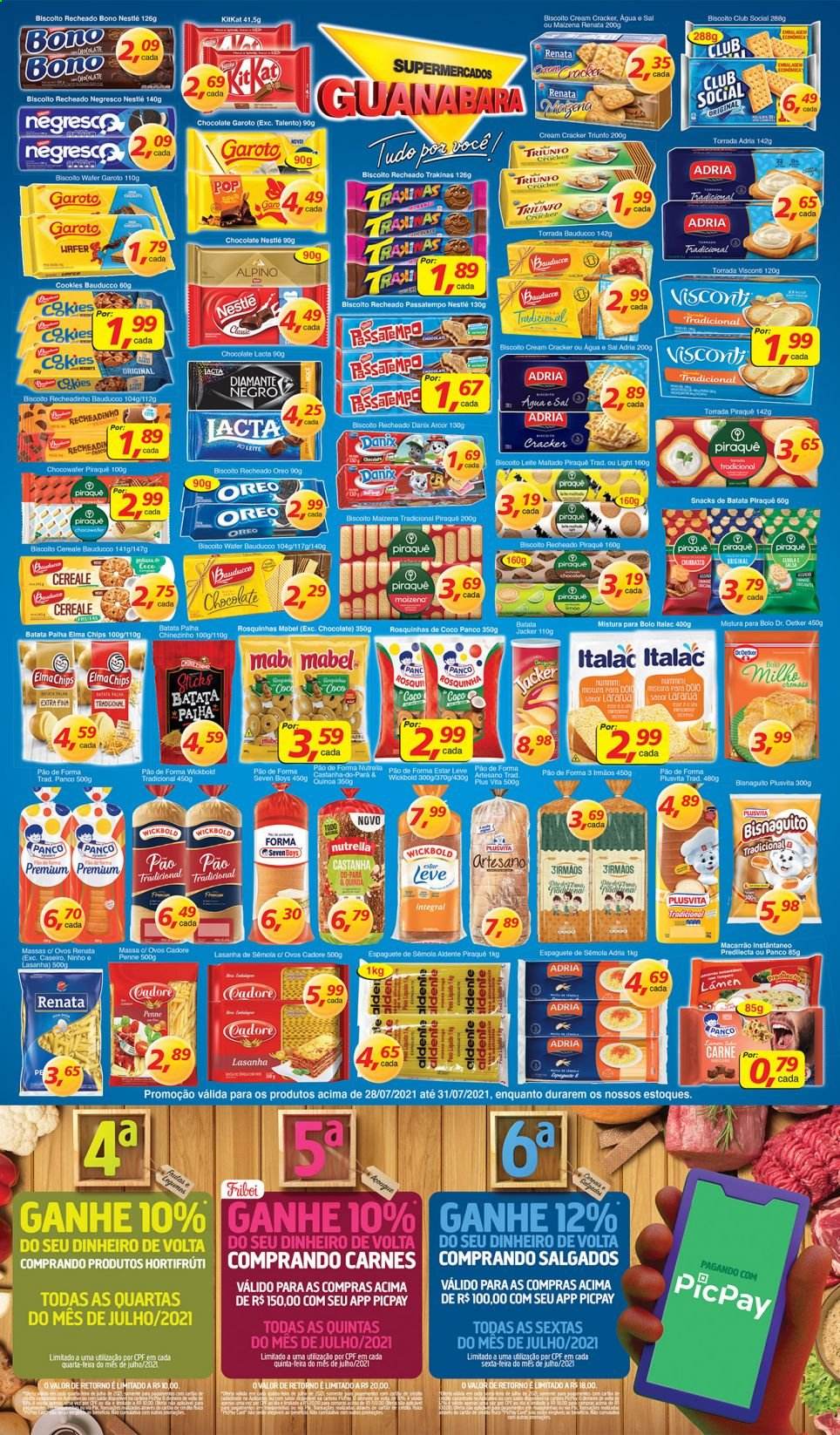 Folheto Supermercados Guanabara - 28/07/2021 - 31/07/2021. Página 6