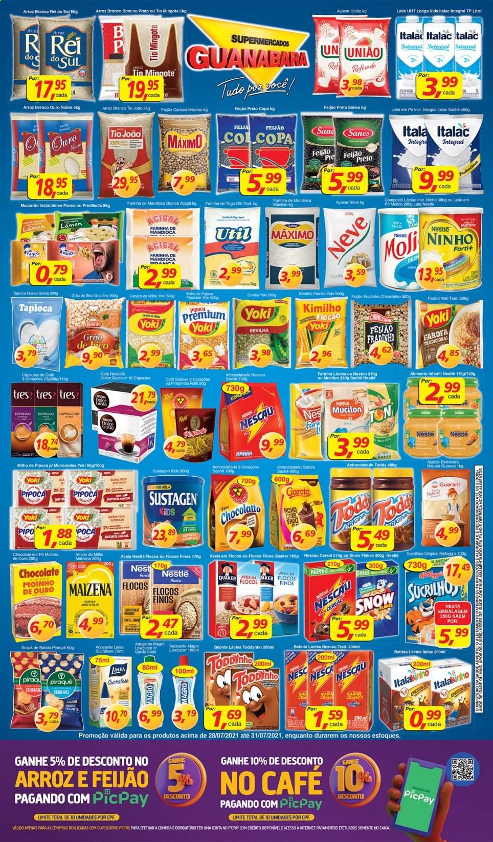 Folheto Supermercados Guanabara - 28/07/2021 - 31/07/2021. Página 7