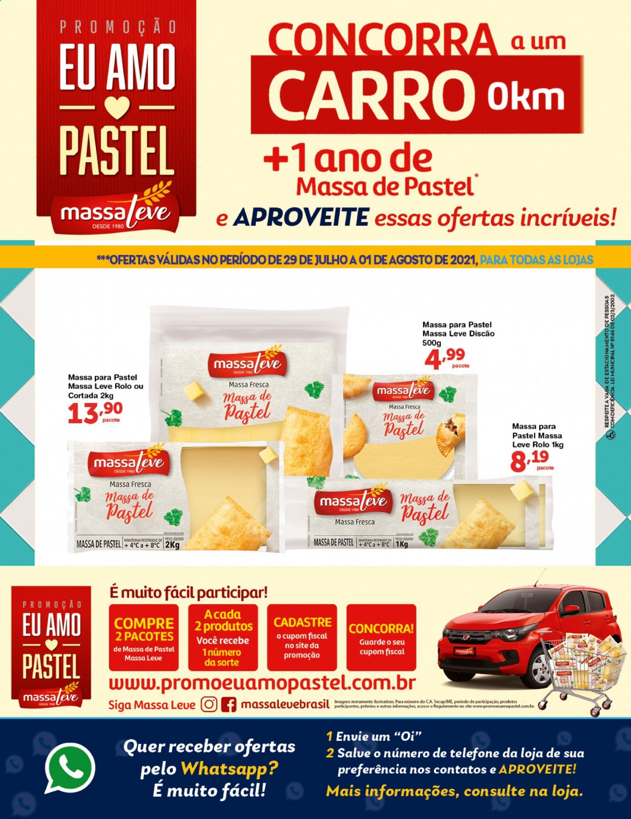thumbnail - Folheto Roldão - 29/07/2021 - 01/08/2021 - Produtos em promoção - massa para pastel. Página 1.