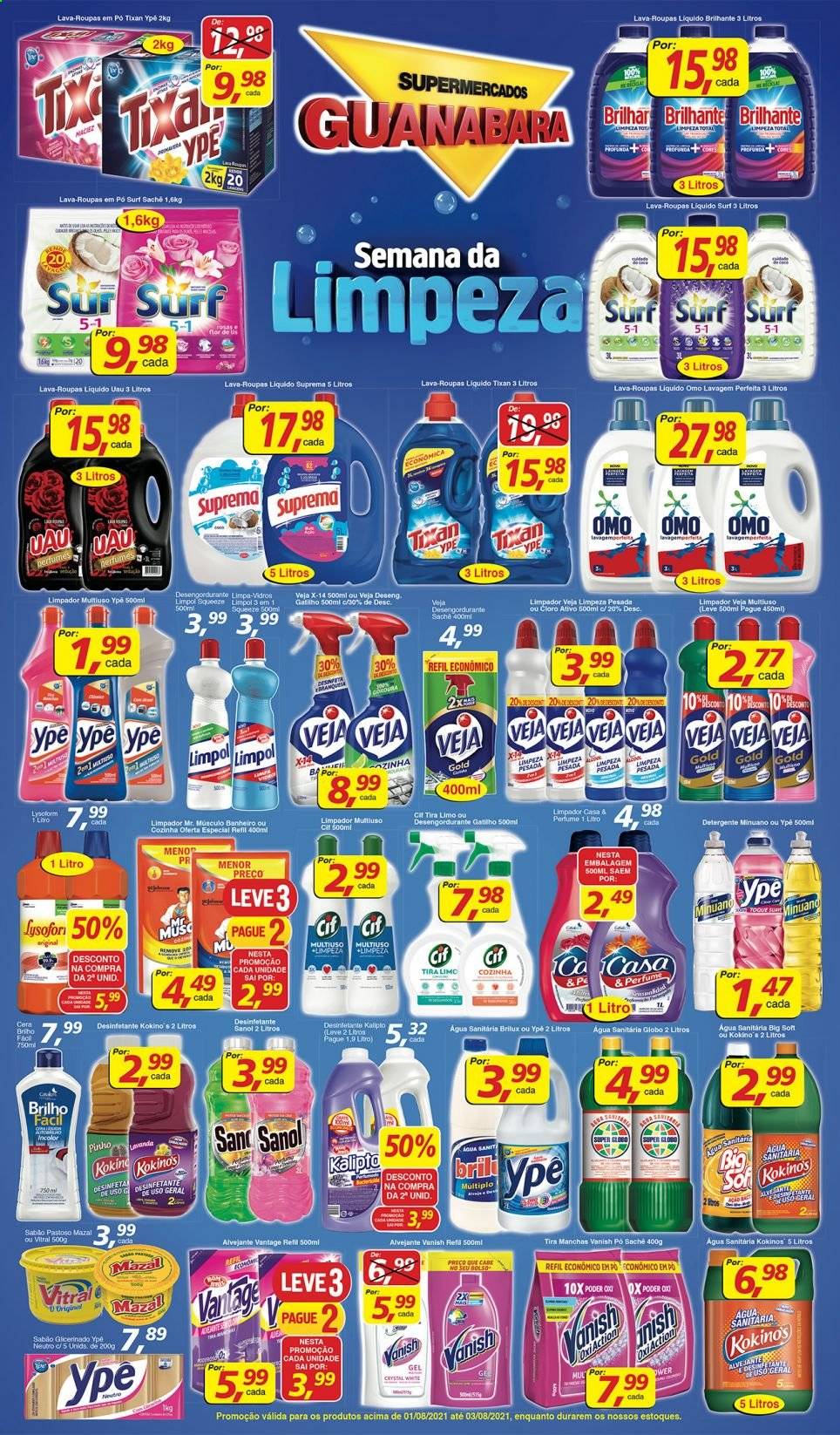 Folheto Supermercados Guanabara - 01/08/2021 - 03/08/2021. Página 3