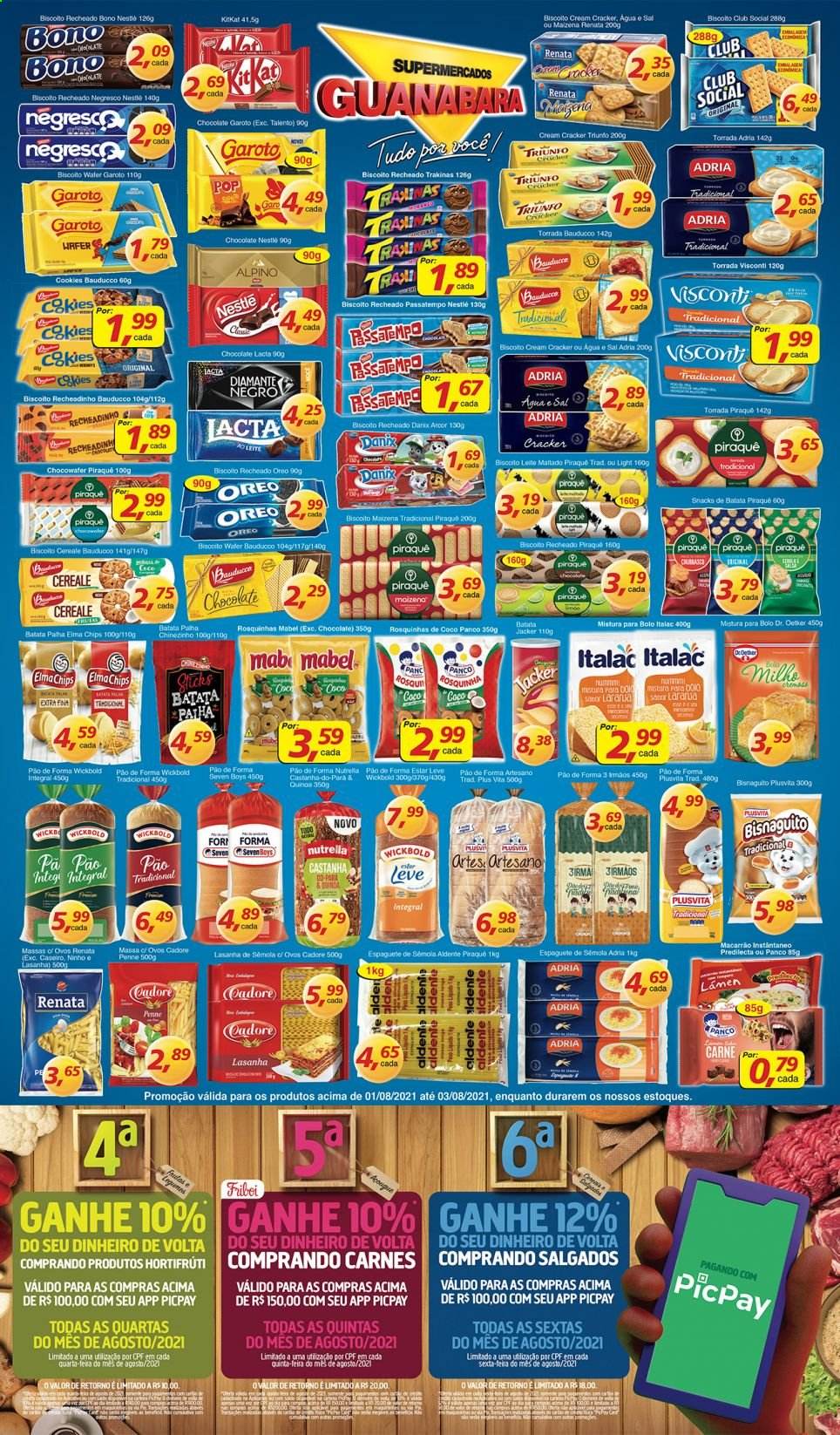 Folheto Supermercados Guanabara - 01/08/2021 - 03/08/2021. Página 6