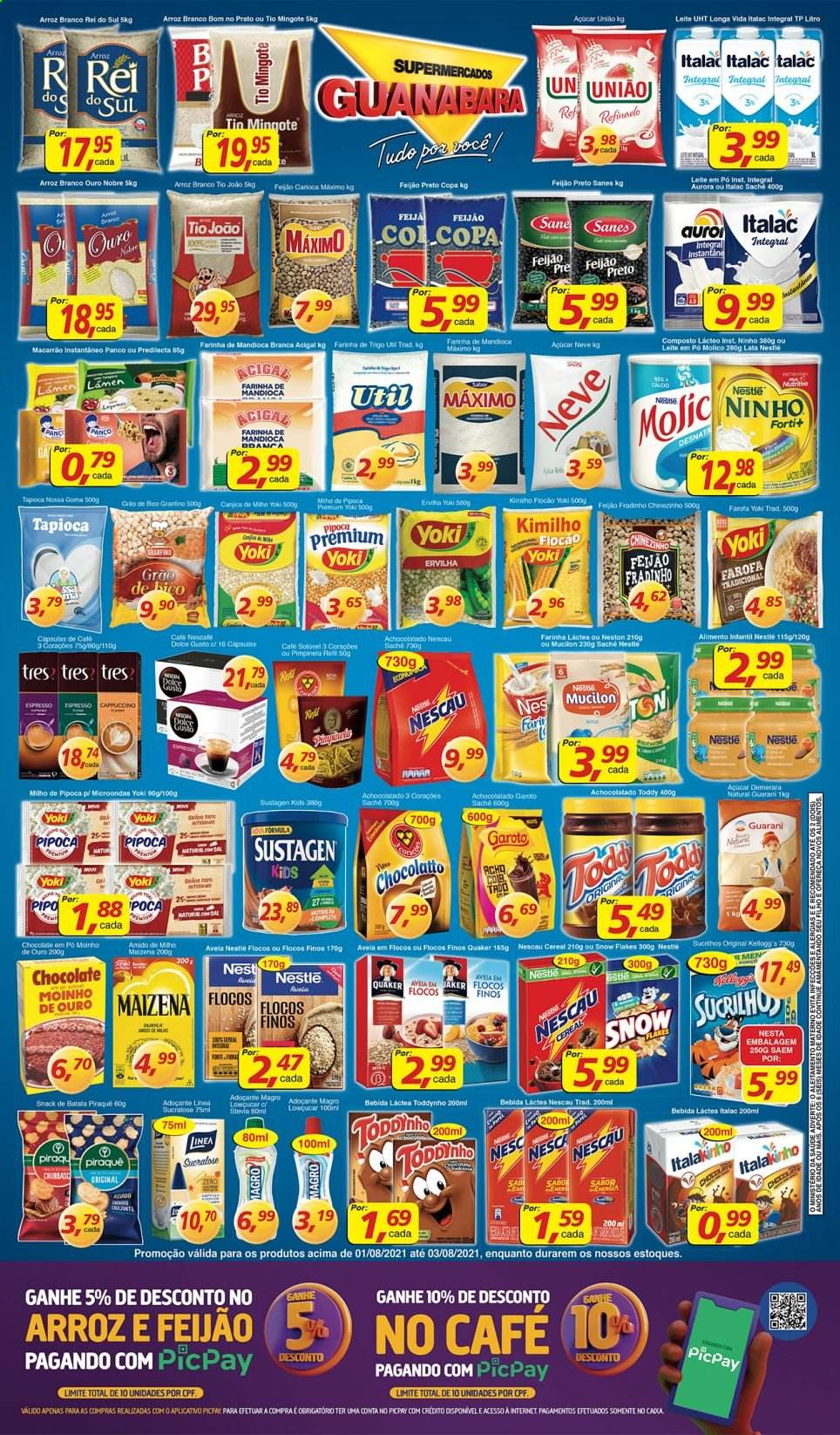 Folheto Supermercados Guanabara - 01/08/2021 - 03/08/2021. Página 7