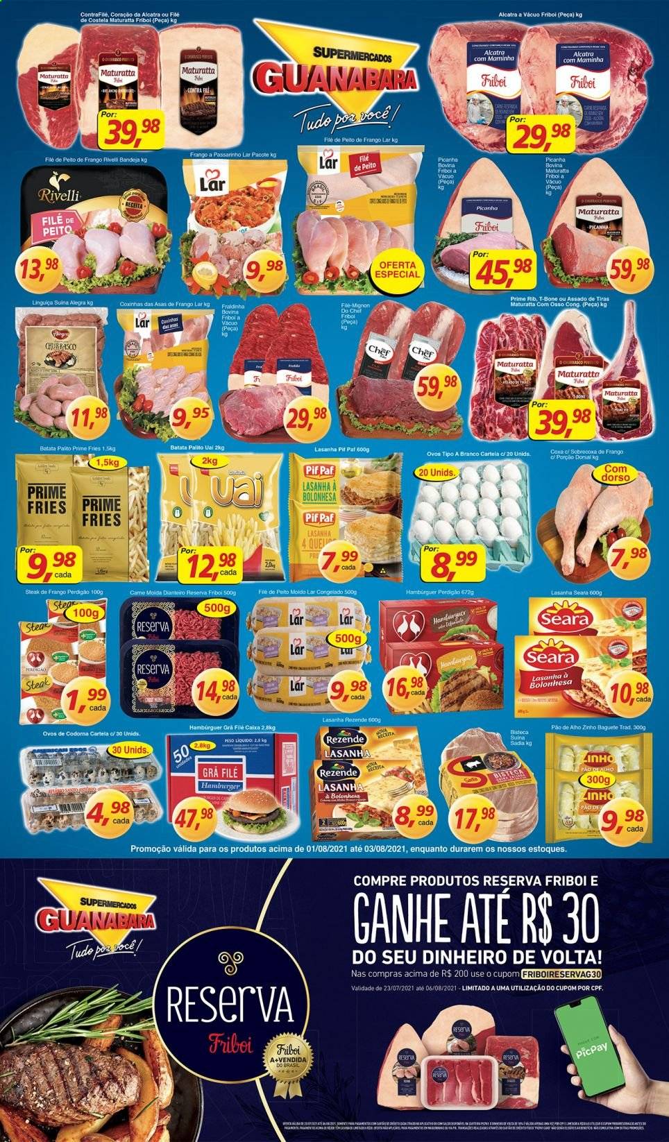 Folheto Supermercados Guanabara - 01/08/2021 - 03/08/2021. Página 10