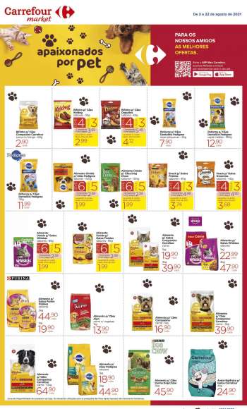 Folheto Carrefour Market - 03.08.2021 - 22.08.2021.