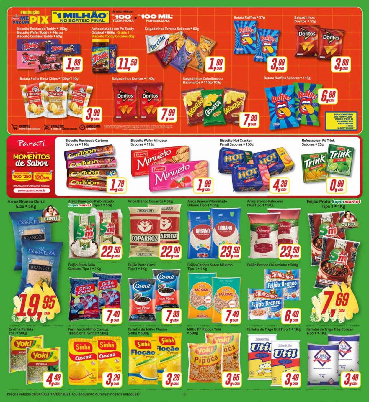 Folheto Rede Supermarket - 04/08/2021 - 17/08/2021. Página 8