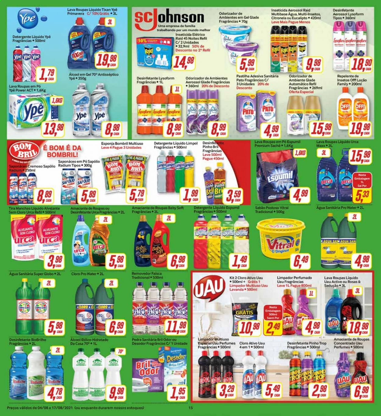 Folheto Rede Supermarket - 04/08/2021 - 17/08/2021. Página 15