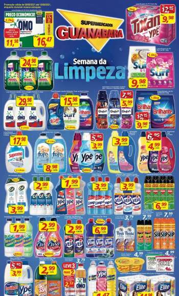 Folheto Supermercados Guanabara - 08.08.2021 - 10.08.2021.