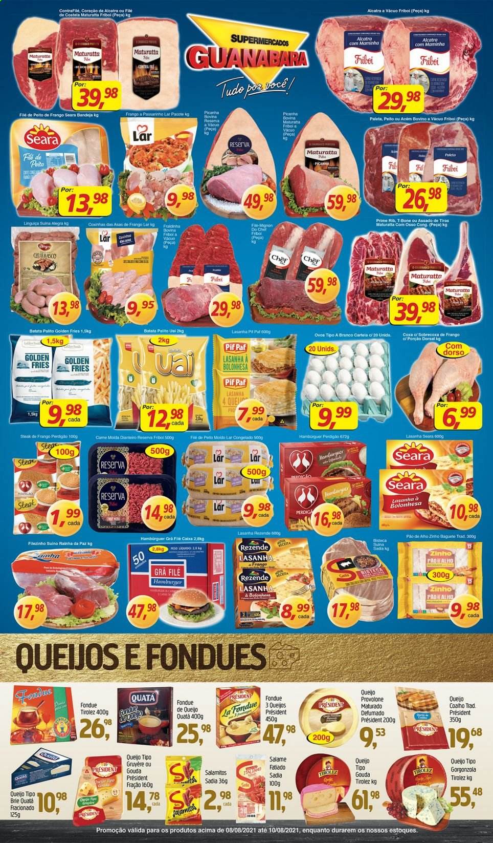 Folheto Supermercados Guanabara - 08/08/2021 - 10/08/2021. Página 10