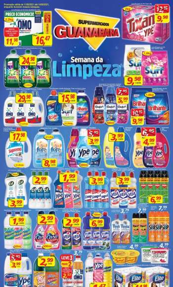 Folheto Supermercados Guanabara - 11.08.2021 - 14.08.2021.