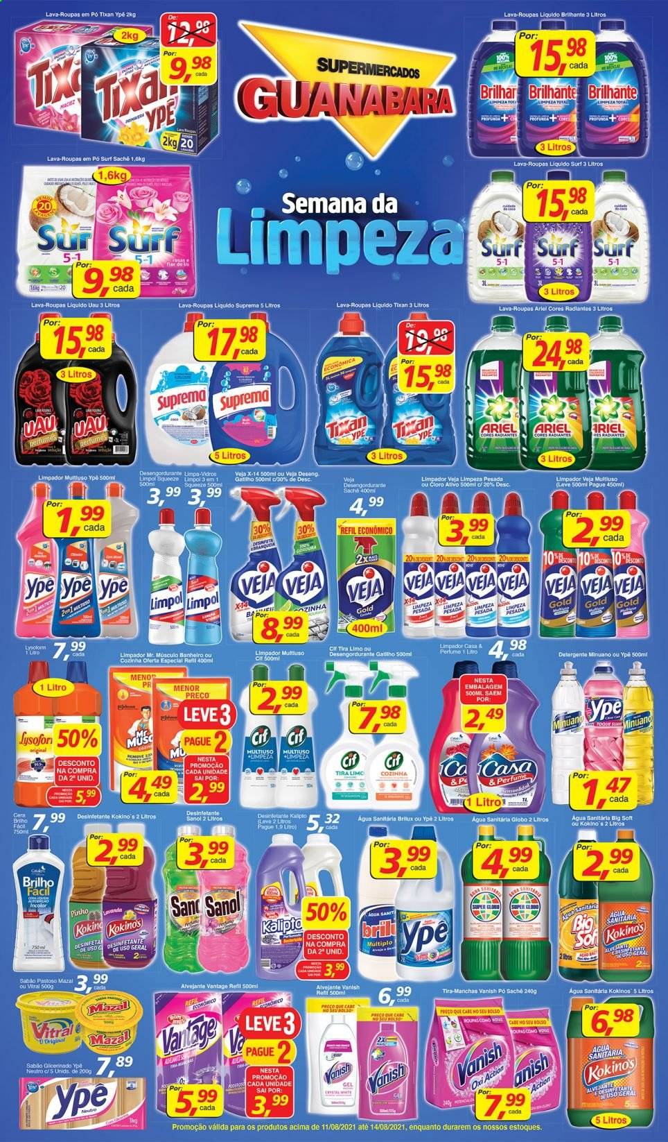 Folheto Supermercados Guanabara - 11/08/2021 - 14/08/2021. Página 3