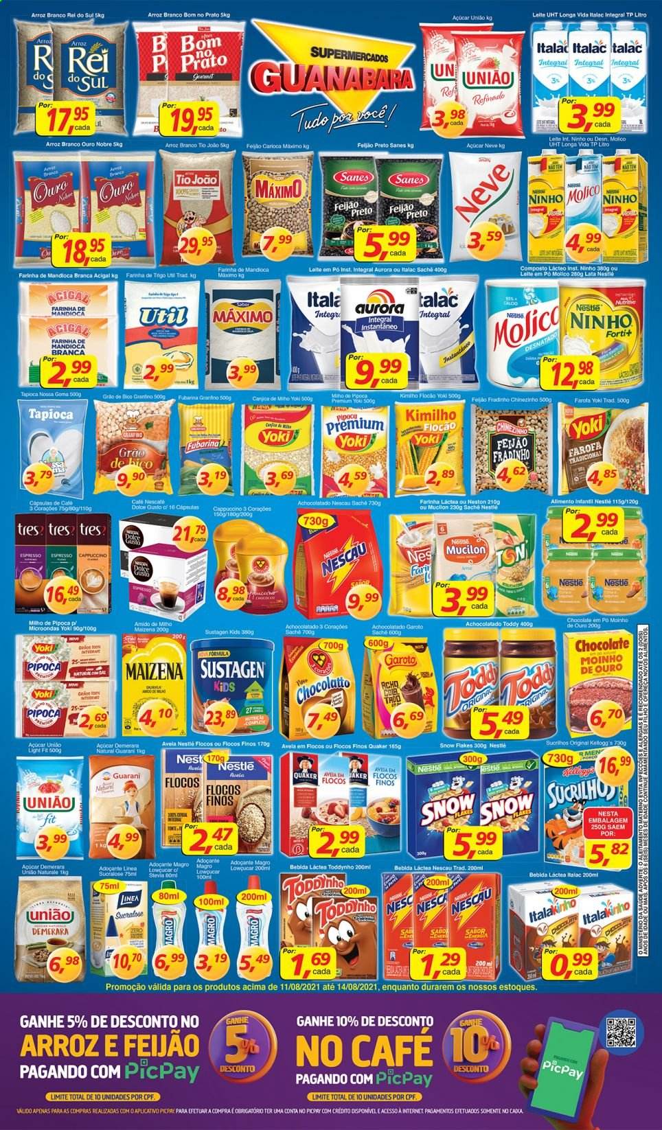 Folheto Supermercados Guanabara - 11/08/2021 - 14/08/2021. Página 7