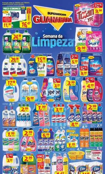 Folheto Supermercados Guanabara - 15.08.2021 - 17.08.2021.