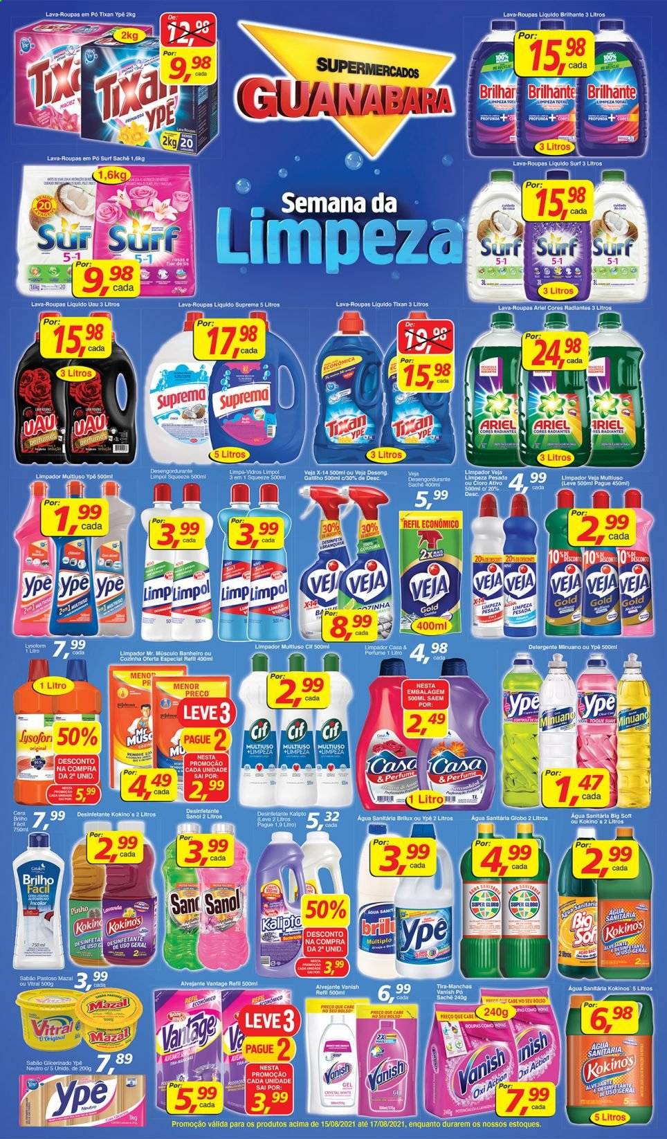 Folheto Supermercados Guanabara - 15/08/2021 - 17/08/2021. Página 3