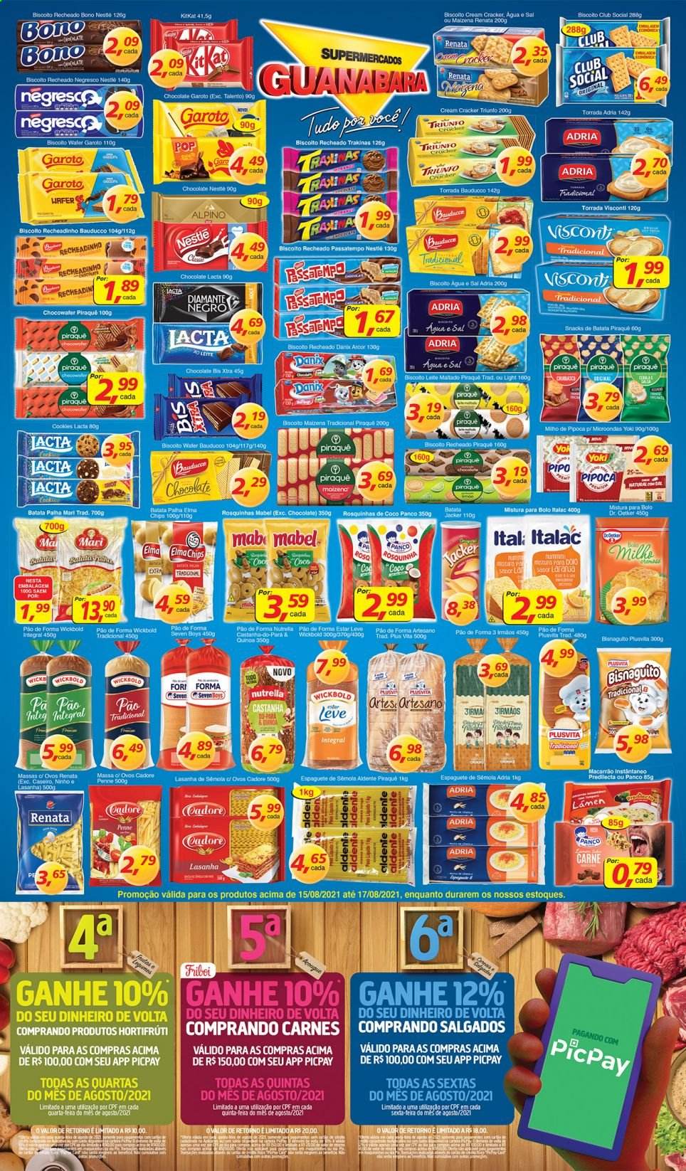 Folheto Supermercados Guanabara - 15/08/2021 - 17/08/2021. Página 6