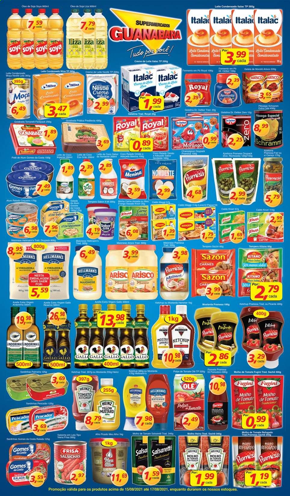 Folheto Supermercados Guanabara - 15/08/2021 - 17/08/2021. Página 9