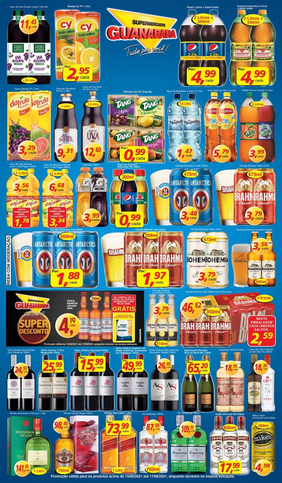 Folheto Supermercados Guanabara - 15/08/2021 - 17/08/2021. Página 11