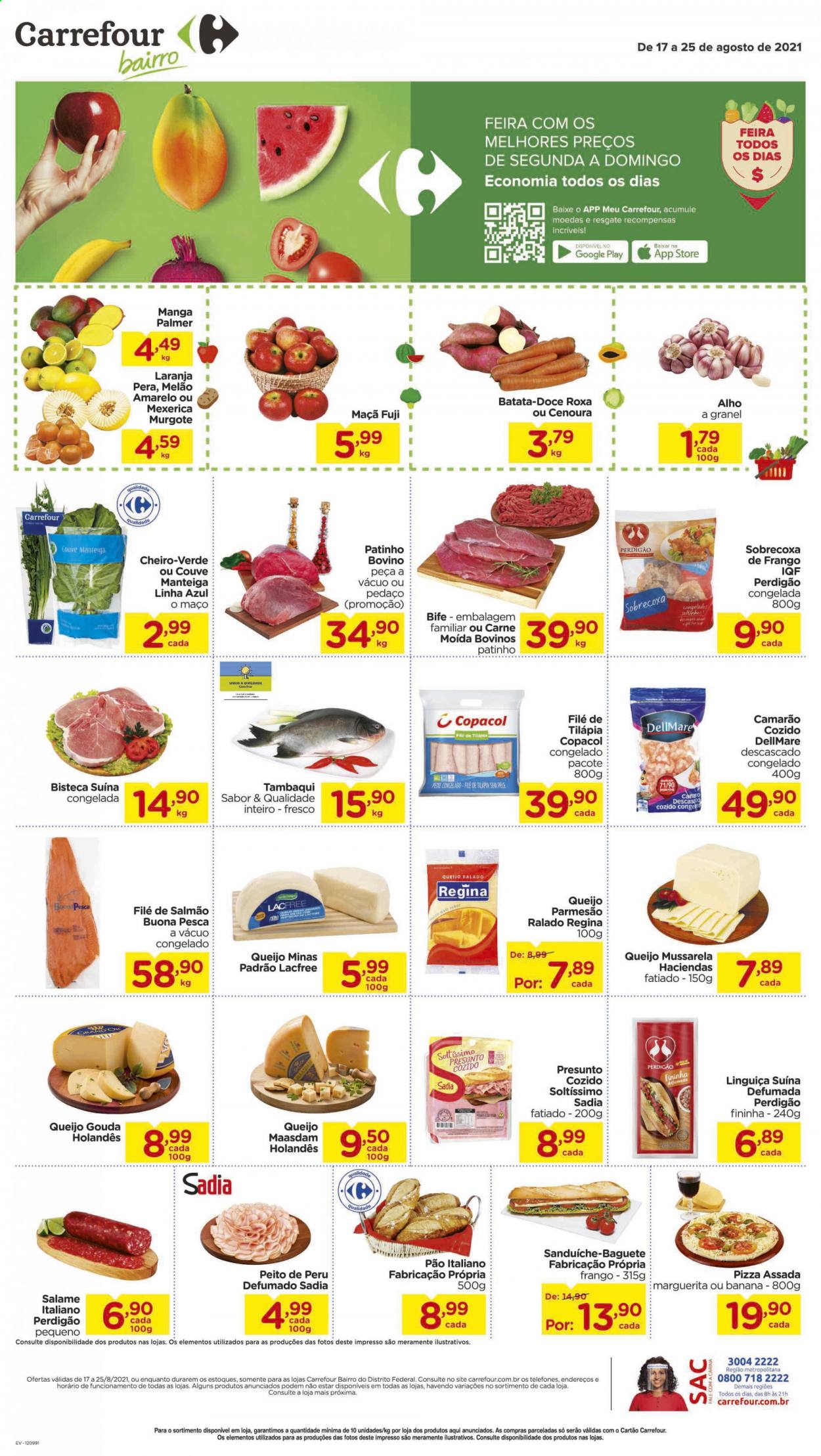 Folheto Carrefour Bairro - 17/08/2021 - 25/08/2021. Página 1