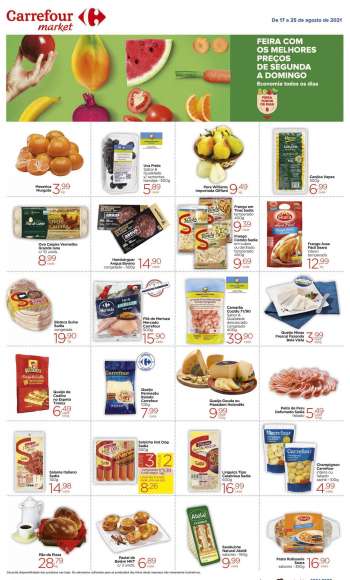 Folheto Carrefour Market - 17.08.2021 - 25.08.2021.