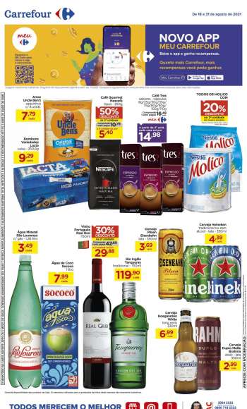 Folheto Carrefour Hiper - 16.08.2021 - 31.08.2021.