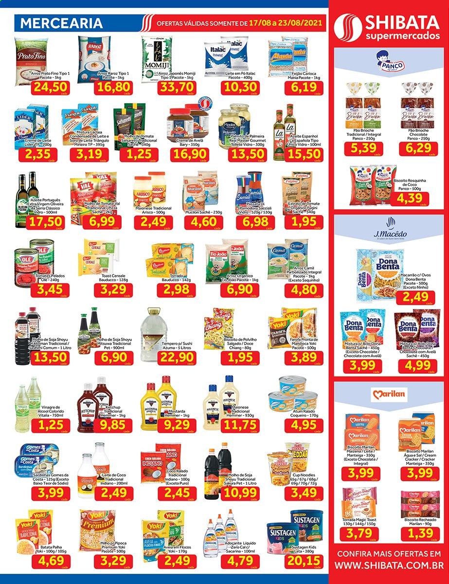 Folheto Shibata Supermercados - 17/08/2021 - 23/08/2021. Página 2