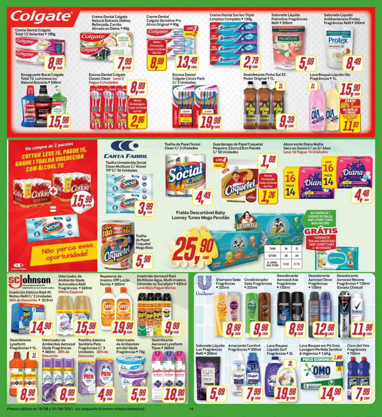 Folheto Rede Supermarket - 18/08/2021 - 31/08/2021. Página 14