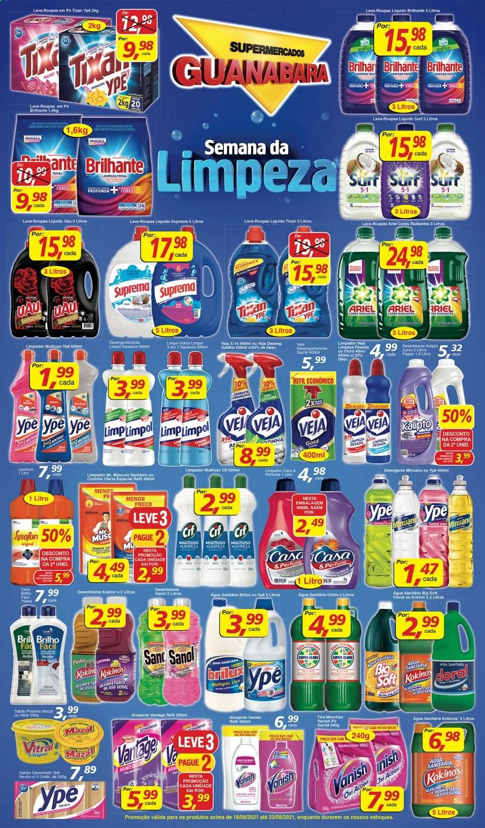 Folheto Supermercados Guanabara - 18/08/2021 - 23/08/2021. Página 3